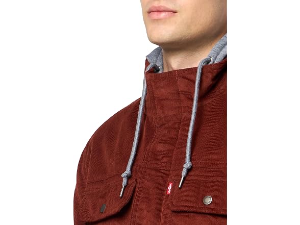 Levi's Men Hooded Utility Jacket
