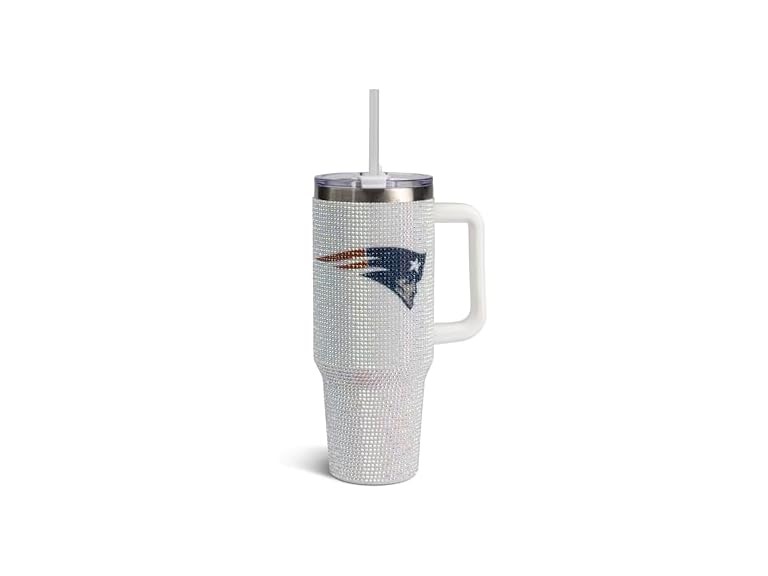 PATRIOTS Crystal Steel Tumbler (40oz)
