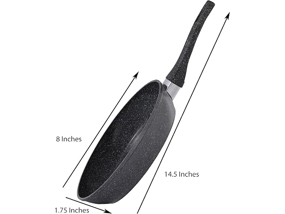 Lorren Home Trends 8" Ceramic Coated Fry Pan
