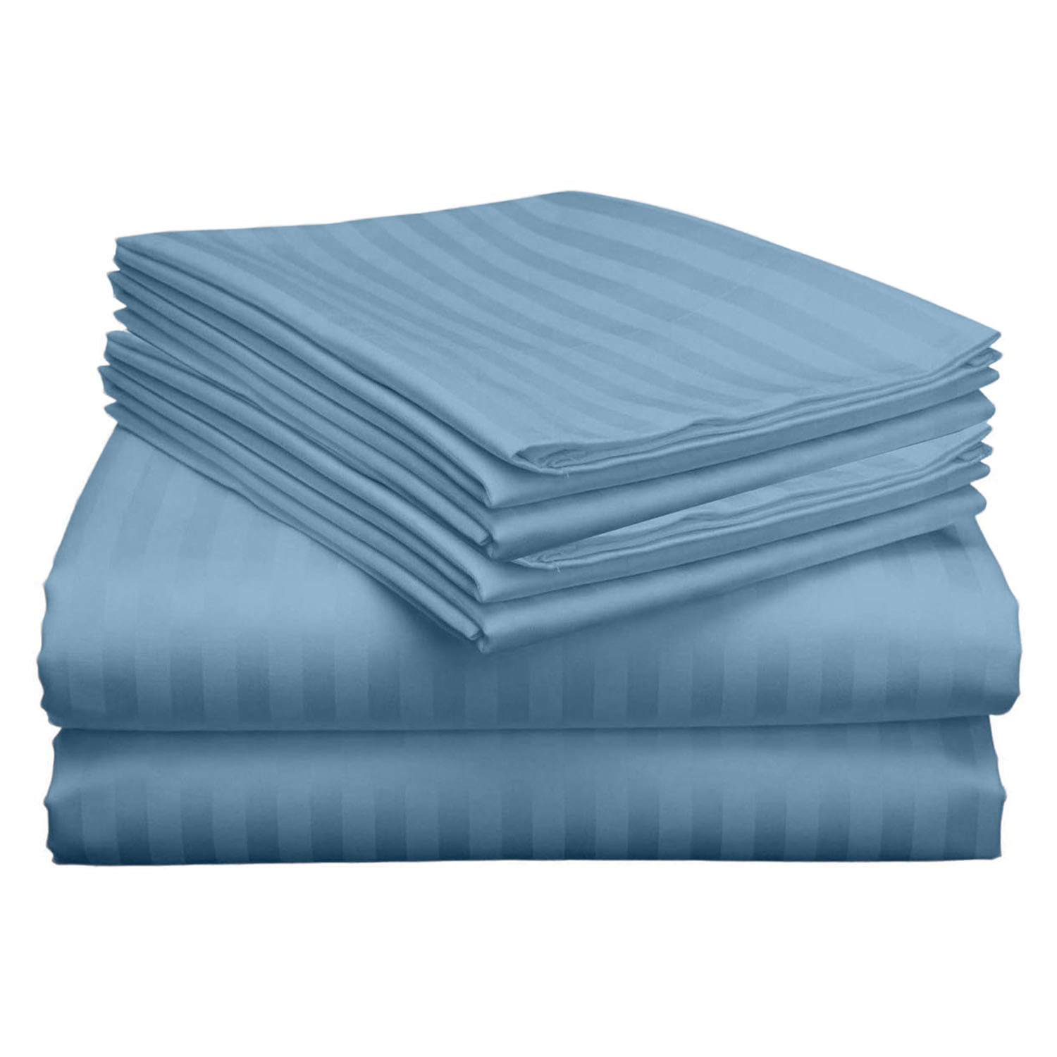 4-Piece Dobby Stripe Bed Sheet Set - Gallery 29