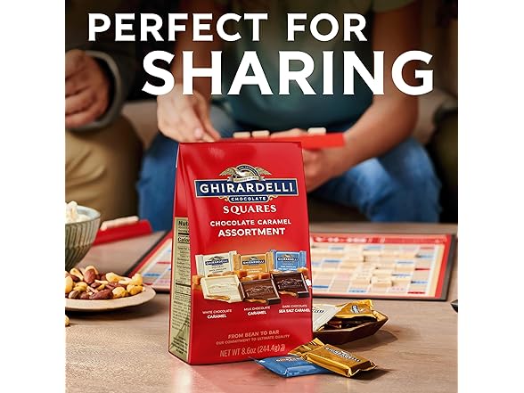 Ghirardelli Choc Caramel Squares Assortm