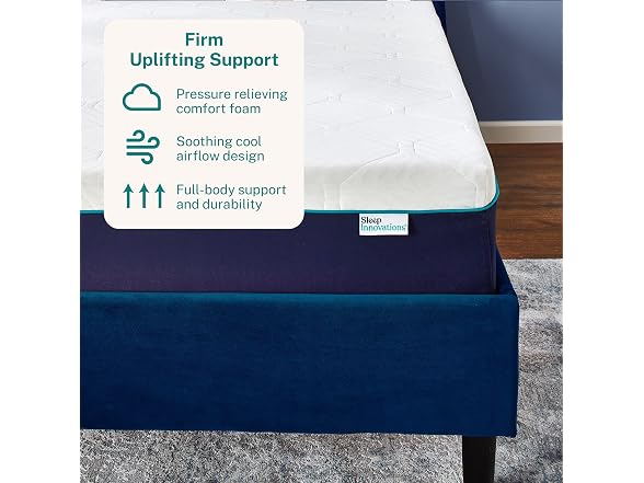 Sleep Innovations 12" Firm Cal King Cooling Firm