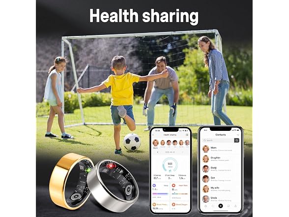 FAHKNS Smart Health Ring for Women