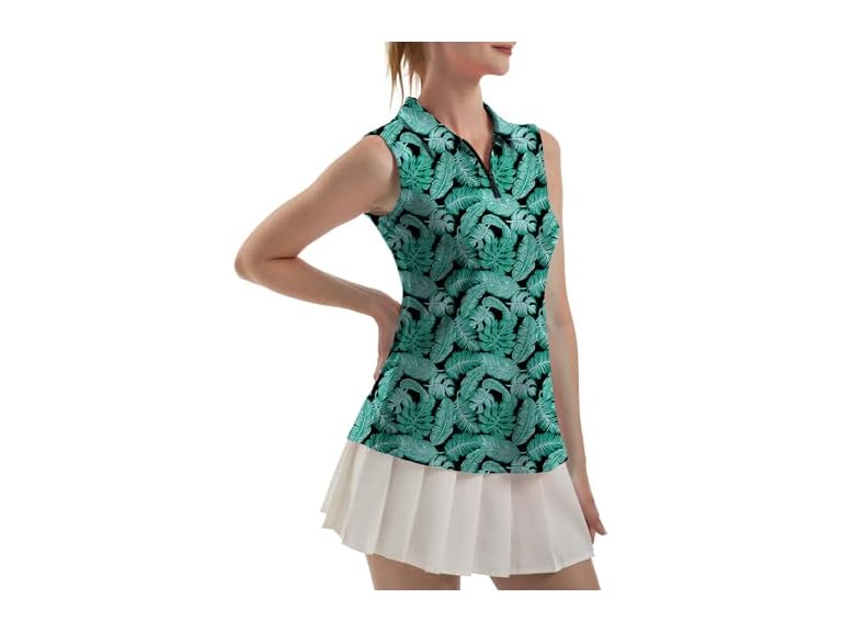 Fkeep Women (XS) Sleeveless Polo Golf Dry T-Shirts - Gallery 39