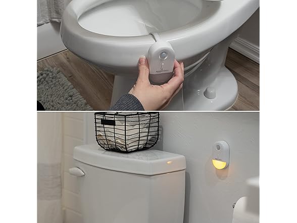 Amazon Basics Color Changing LED Toilet Bowl Light, 2PK