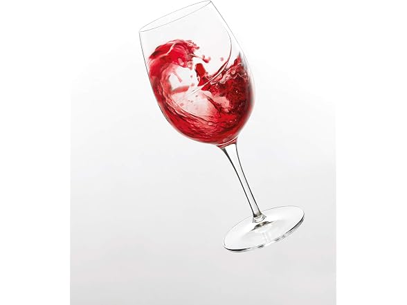 Luigi Bormioli Aero 16.25 oz Goblet Red Wine Glasses, Set of 6