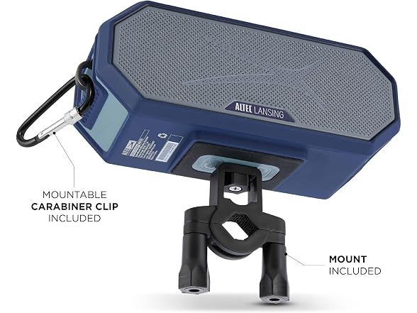 Altec Lansing Portable Bluetooth Speaker HYDRABLAST