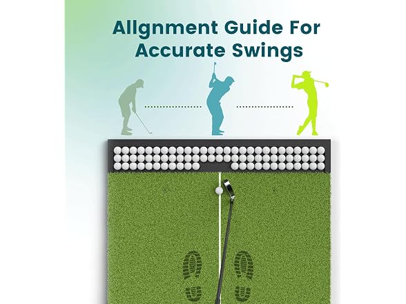 Golfpar Golf Hitting Mat with Ball Tray