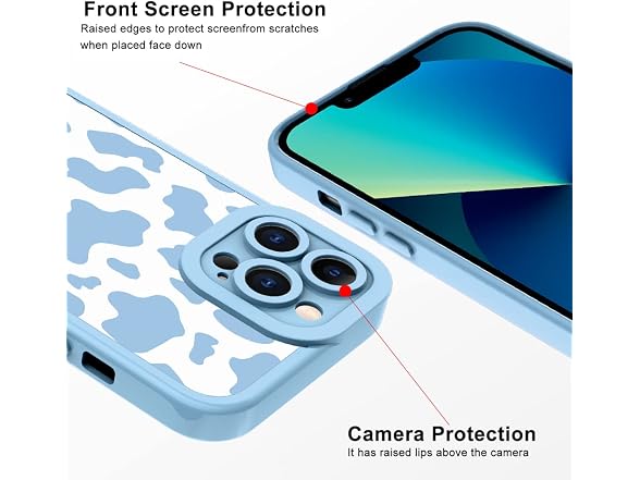 ZIYE for iPhone 13 Pro Max Case Cow