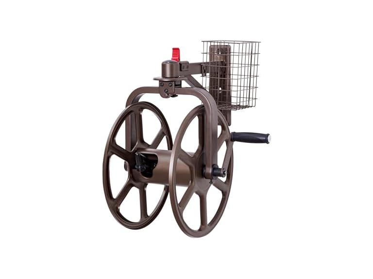 Liberty Garden Single Arm Hose Reel, Bronze