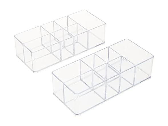 iDesign Divided Bathroom Vanity Organizer