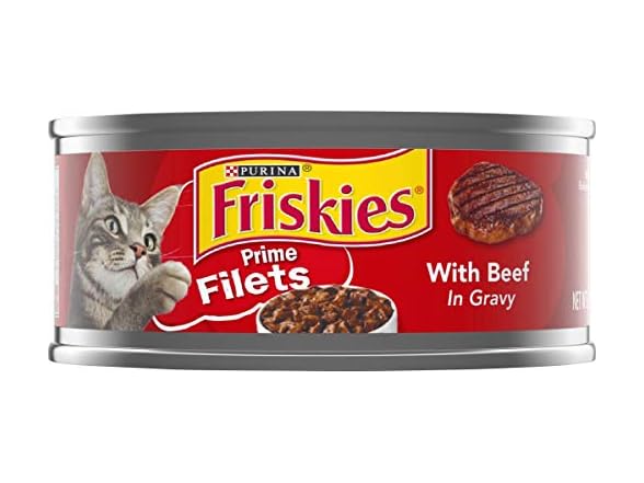 Friskies Prime Filets With Beef, 5.5 oz
