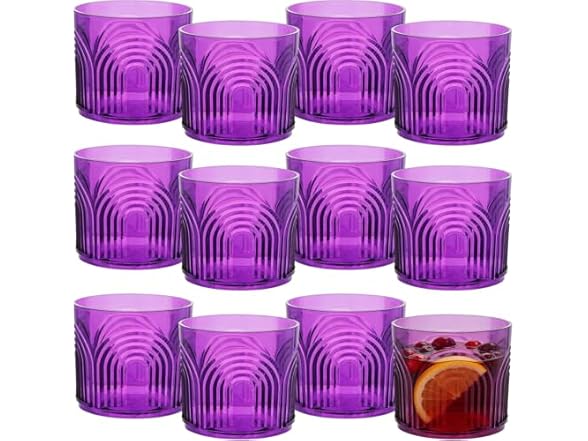 16oz Purple Reusable Cups 12ct