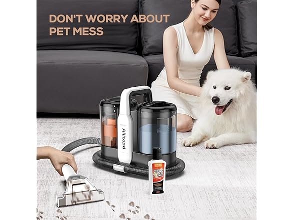 Ailltopd Portable Carpet Upholstery Spot Cleaner