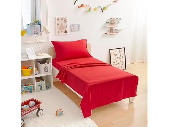 Amazon Basics Kid's Microfiber 3Pc Sheet Set