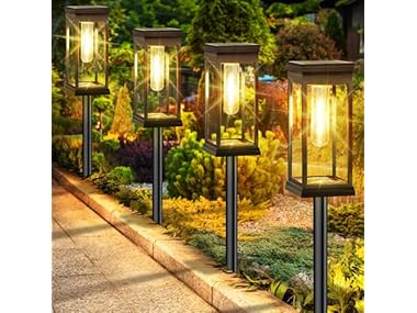 $49.99, Was $89.99, 44% Off! BesLowe Upgraded Solar Pathway Lights Outdoor, 12-Pack dealfomo