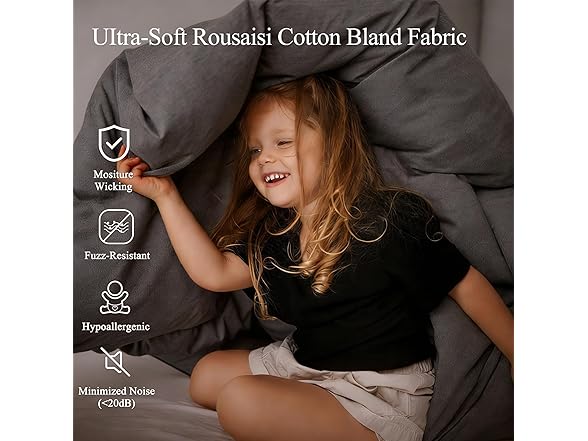 Grey King Size Feather Down Comforter