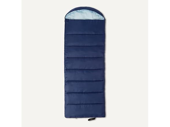 Amazon Basics 35F Sleeping Bag - Navy Blue