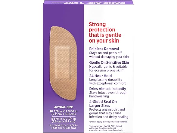 Band-Aid Sensitive Skin Assorted 20ct