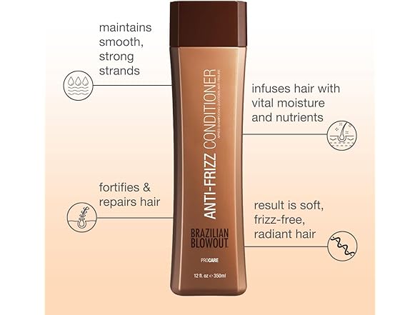 Brazilian Blowout Anti-Frizz Conditioner 12 fl oz.