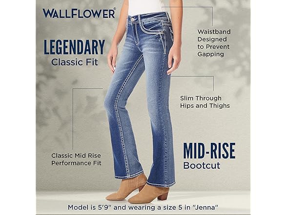 WallFlower Bootcut Jeans Jenna (24+S)