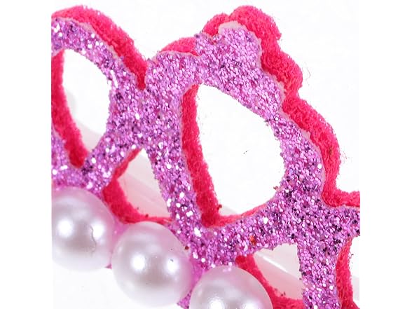 balacoo Pearl Crown Pet Hair Clip Soft Comfo