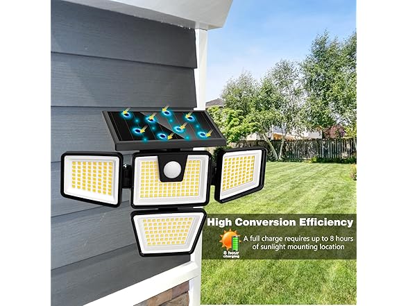 2 Pack Sensor Lights Four Head