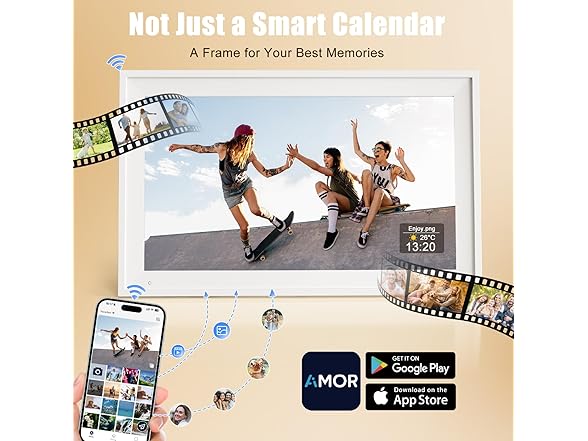 Homlab 15.6 inch Digital Calendar Wall T