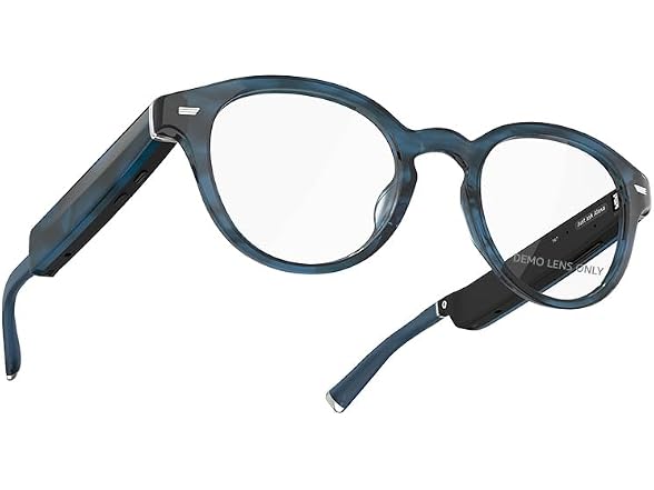 (NEW) Amazon Echo Frames Smart glasses with Alexa - Round frames in Blue Tortoise