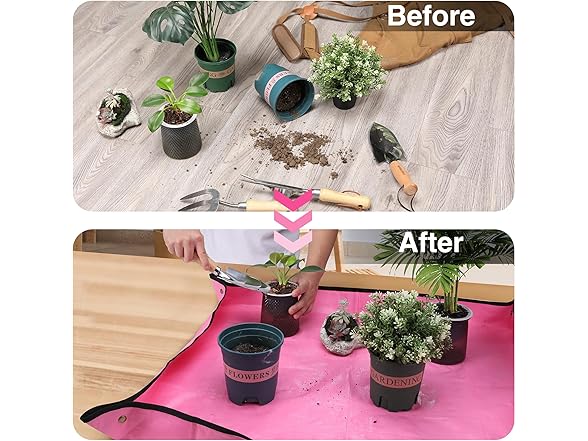 WORKPRO Repotting Mat Pink