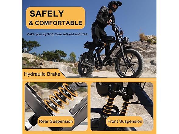Movcan V30 Electric Bike Adults 7 Speed