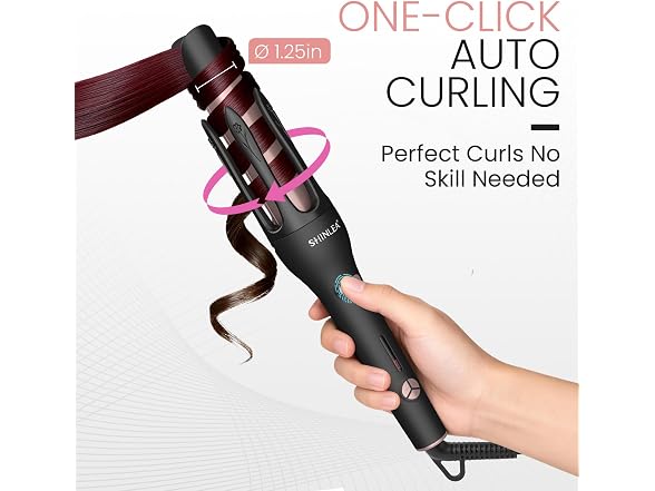 SHINLEA Automatic Hair Curler Automatic Rotating