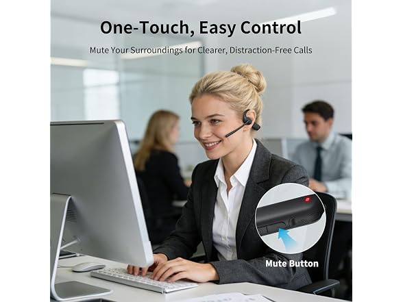CXK Open Ear Headphones with Mic