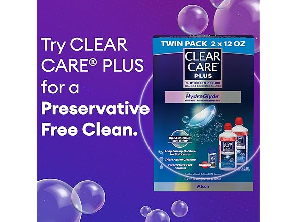 Clear Care Plus Solution 12oz (1pk)
