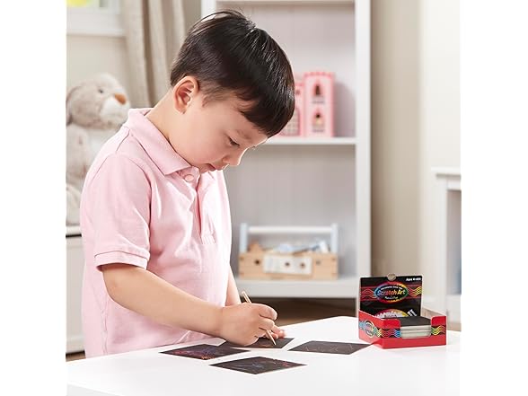 Melissa & Doug Scratch Art Rainbow Mini Notes