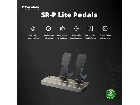 MOZA R3 Wheel and Pedals Kit for Xbox &