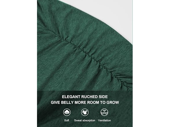 Glampunch Women (M) Maternity Shirts Short Tops