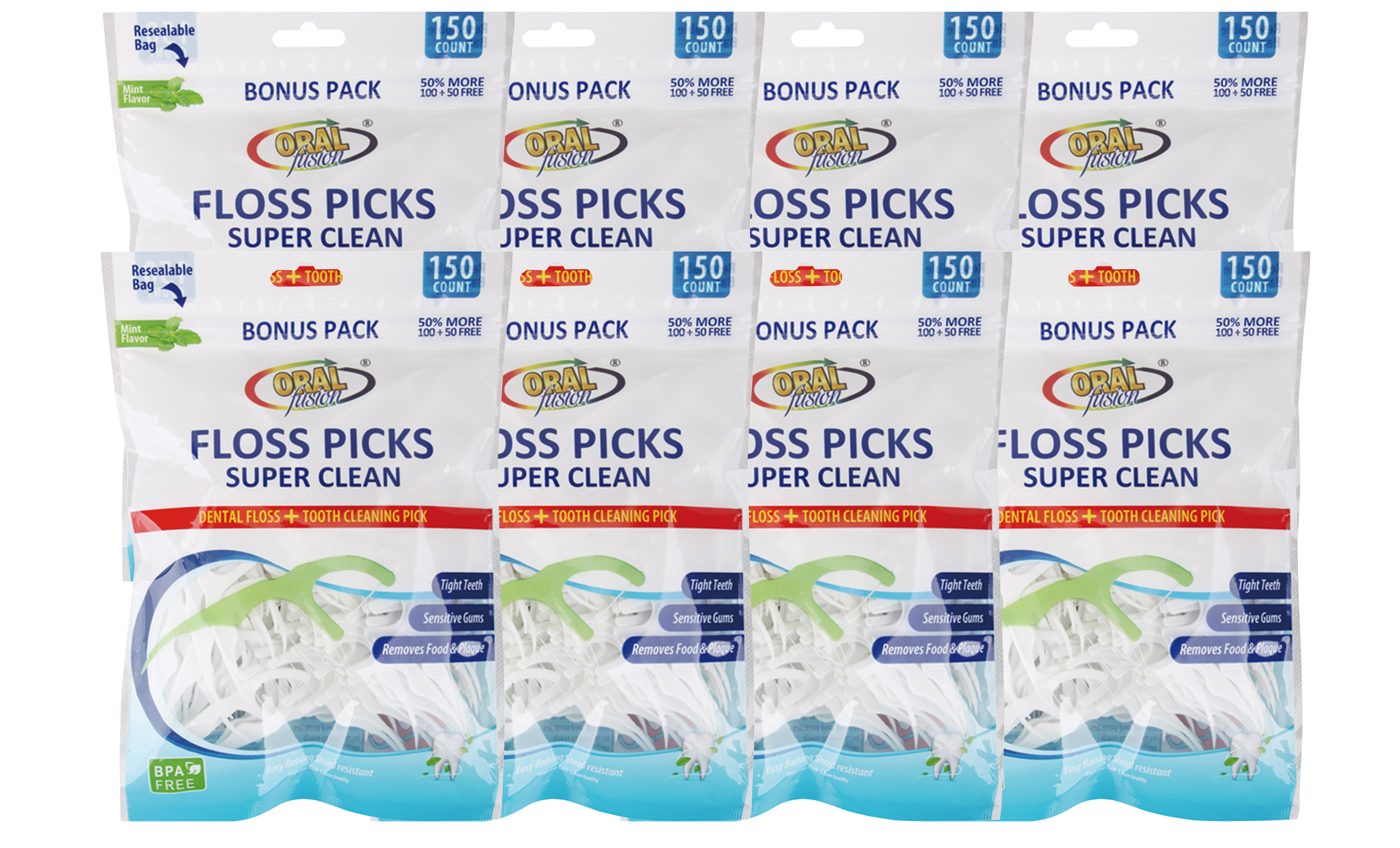 Multi Pack Super Clean Floss Picks - Gallery 16