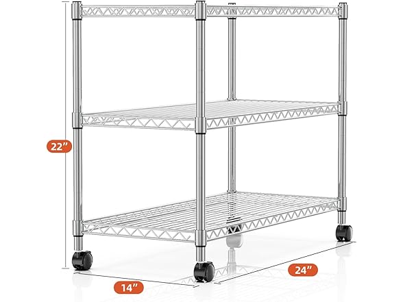 Simple Deluxe 3-Tier Heavy Duty Shelves