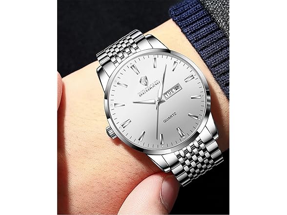 JOOEASI White Steel Watch