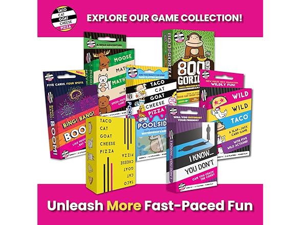 Taco Cat Bing Bang Boom Card Game