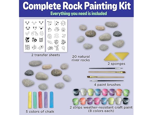 Creativity for Kids Chalk n' Rock Bucket Kit