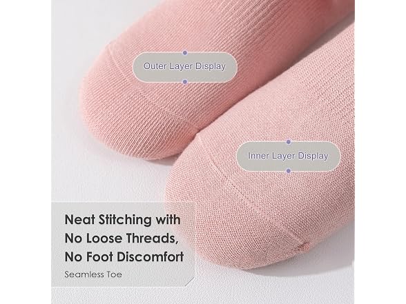 Holaraon Slouch Socks for Women w/Grip