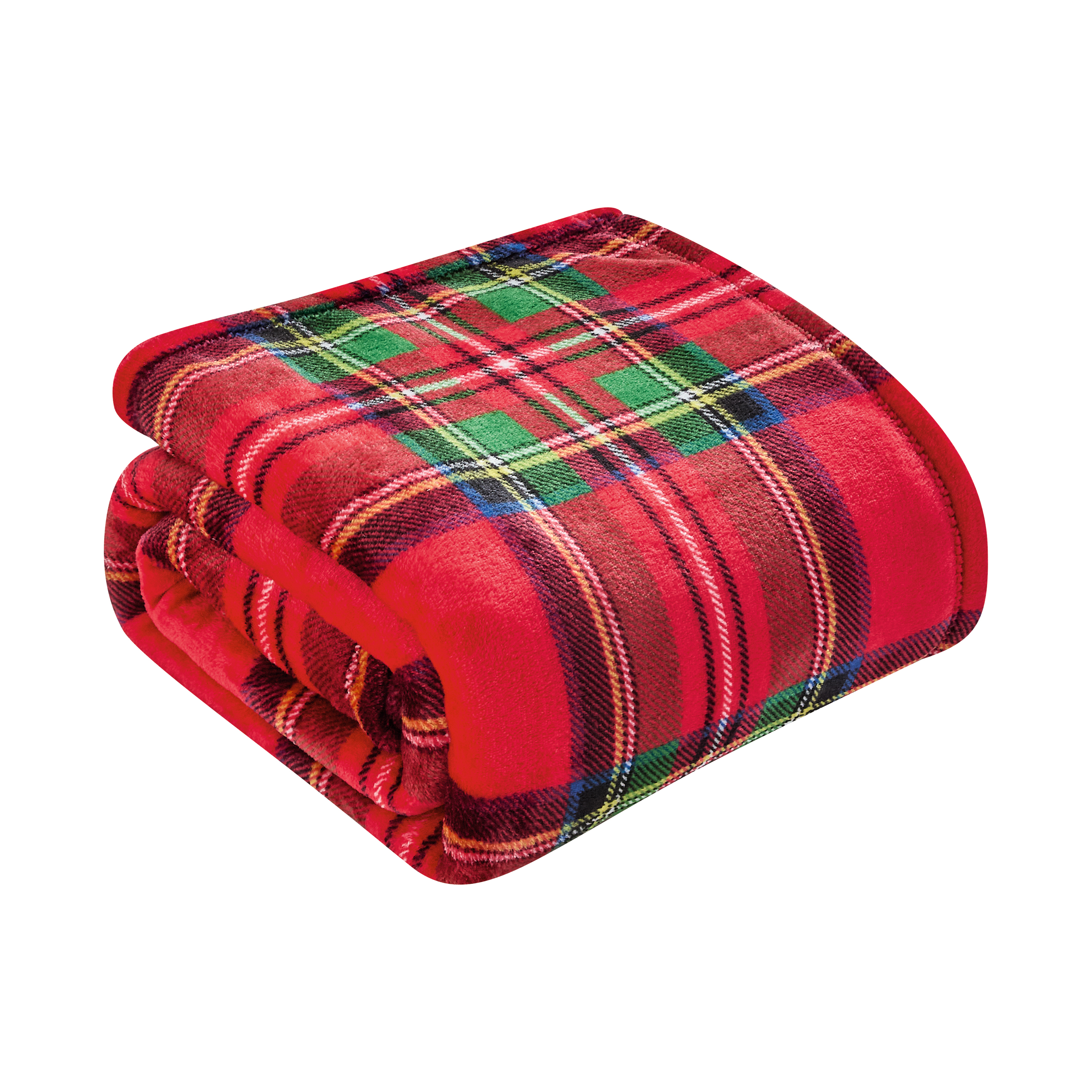 Green Red Plaid Throws - Gallery 7