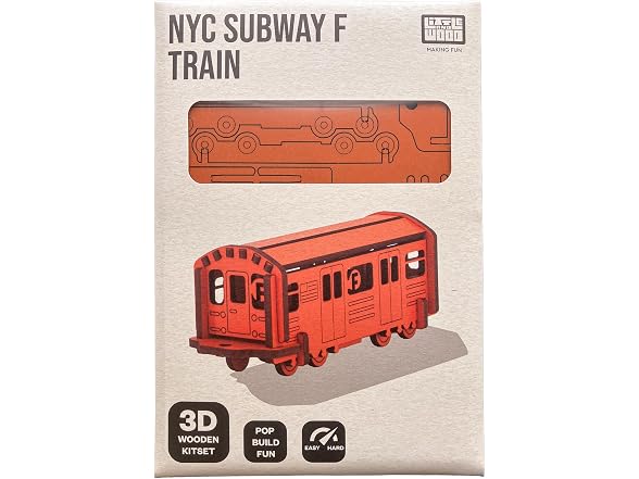Little & Wood: Woodlet: Medium - NYC Subway F Train
