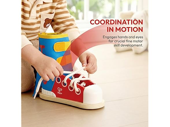 Hape Tie-It Lacing Sneaker Toy
