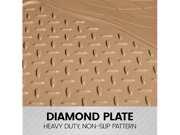 BDK Rubber Cargo Mat Liner 46x57Beige