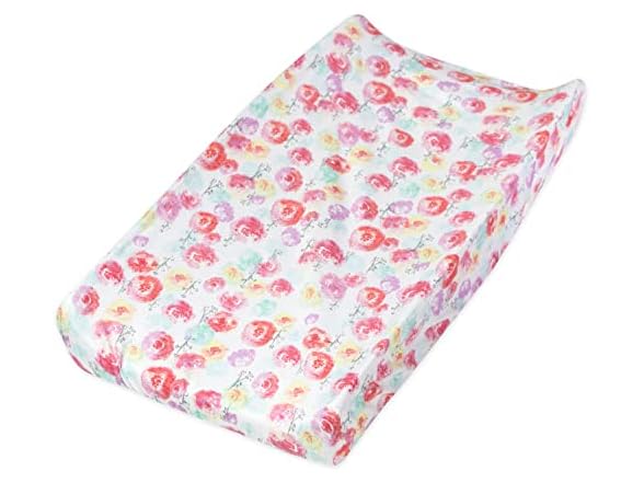 HonestBaby Changing Pad Cover, Rose
