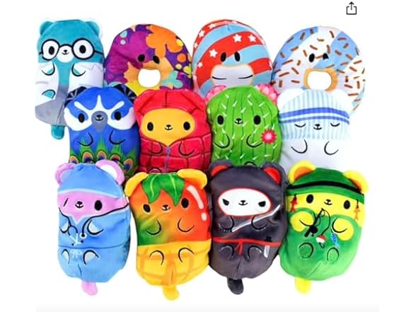 Bears vs Donuts - Fuchsia Asst A 12 Pack