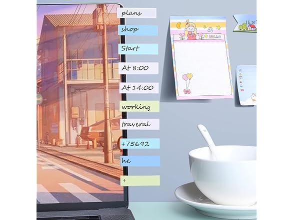 SIXRARI 1600 Pieces Page Markers Sticky Index C